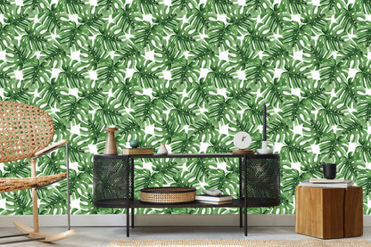 Wallpaper Tropical Leaves