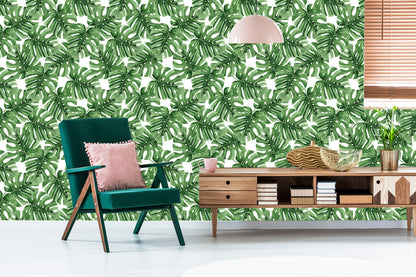 Wallpaper Tropical Leaves