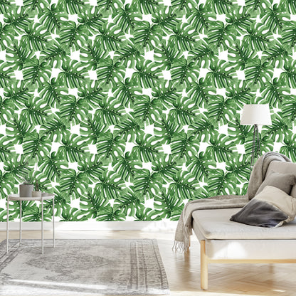 Wallpaper Tropical Leaves