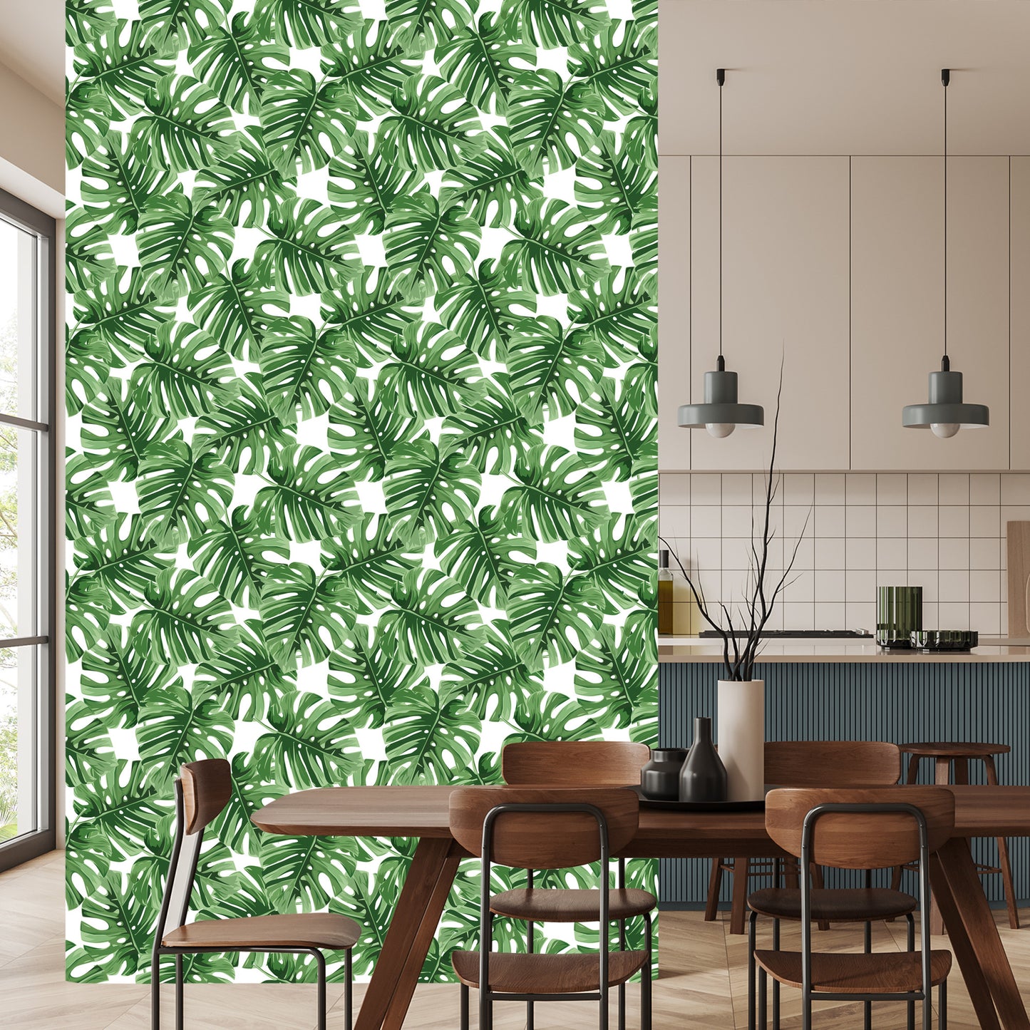 Wallpaper Tropical Leaves