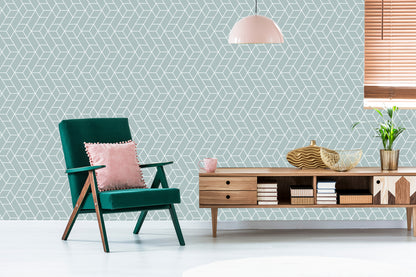 Wallpaper Geometric Pattern - Cubes