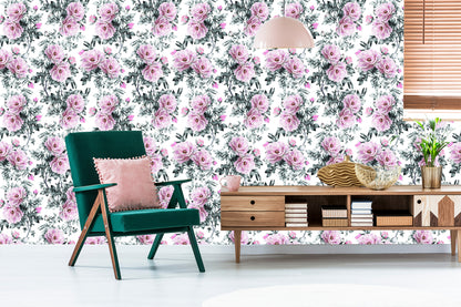 Wallpaper Beautiful Pastel Flowers