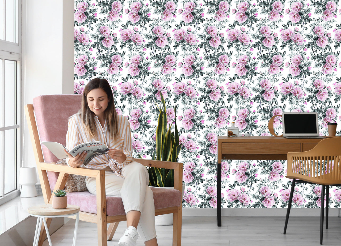 Wallpaper Beautiful Pastel Flowers