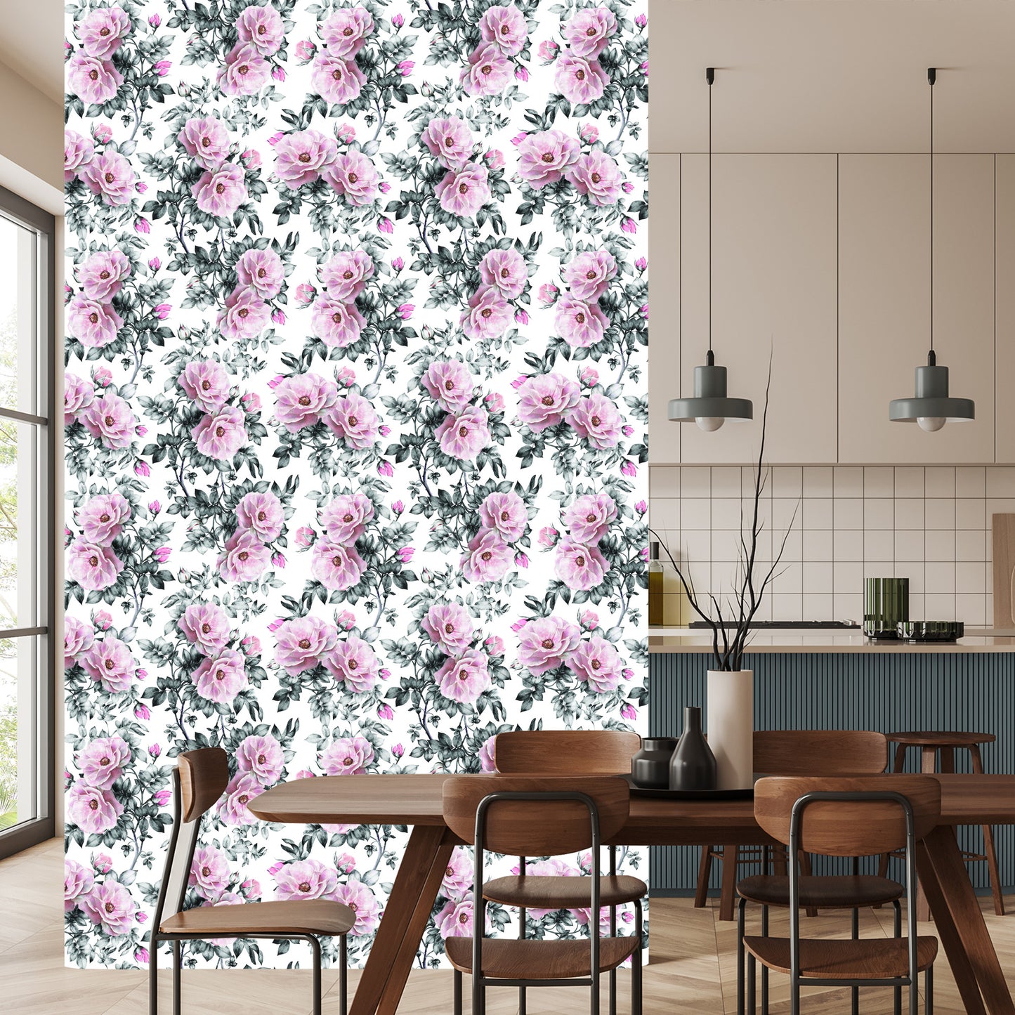 Wallpaper Beautiful Pastel Flowers