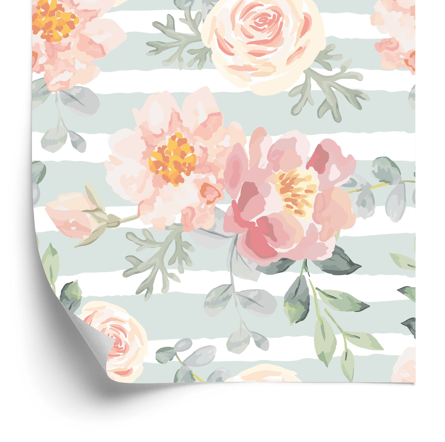 Wallpaper Flowers - Pastel Roses And Peonies