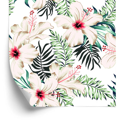 Wallpaper Hibiscus Blossoms