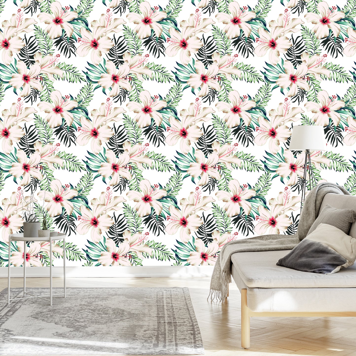 Wallpaper Hibiscus Blossoms