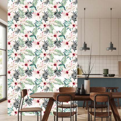 Wallpaper Hibiscus Blossoms