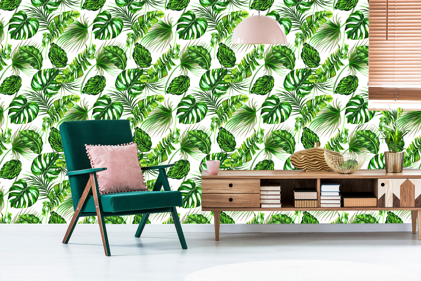 Wallpaper Tropical Leaves Jungle