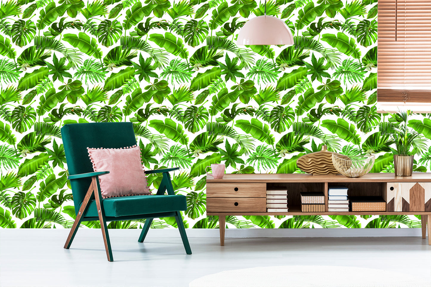 Wallpaper Tropical Leaves