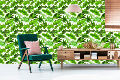 Wallpaper Tropical Leaves