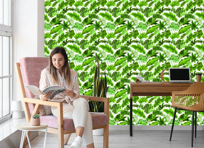 Wallpaper Tropical Leaves