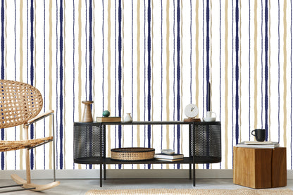 Wallpaper Stripes Torn Paper Effect