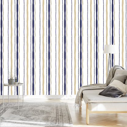 Wallpaper Stripes Torn Paper Effect