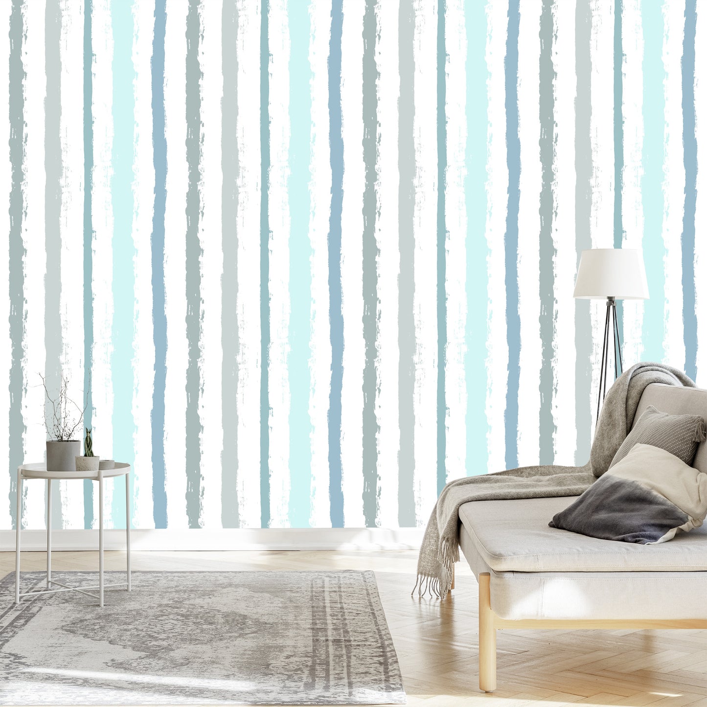 Wallpaper Stripes Brush Effect