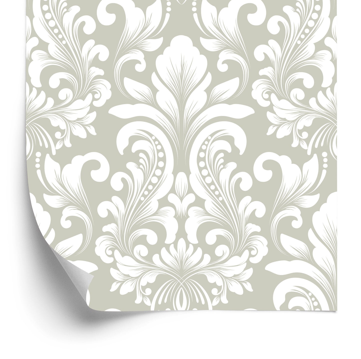 Wallpaper Retro Classical Ornament In Baroque Style