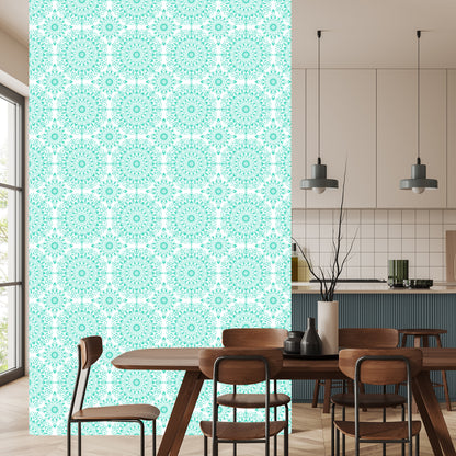 Wallpaper Beautiful Turquoise Mandala
