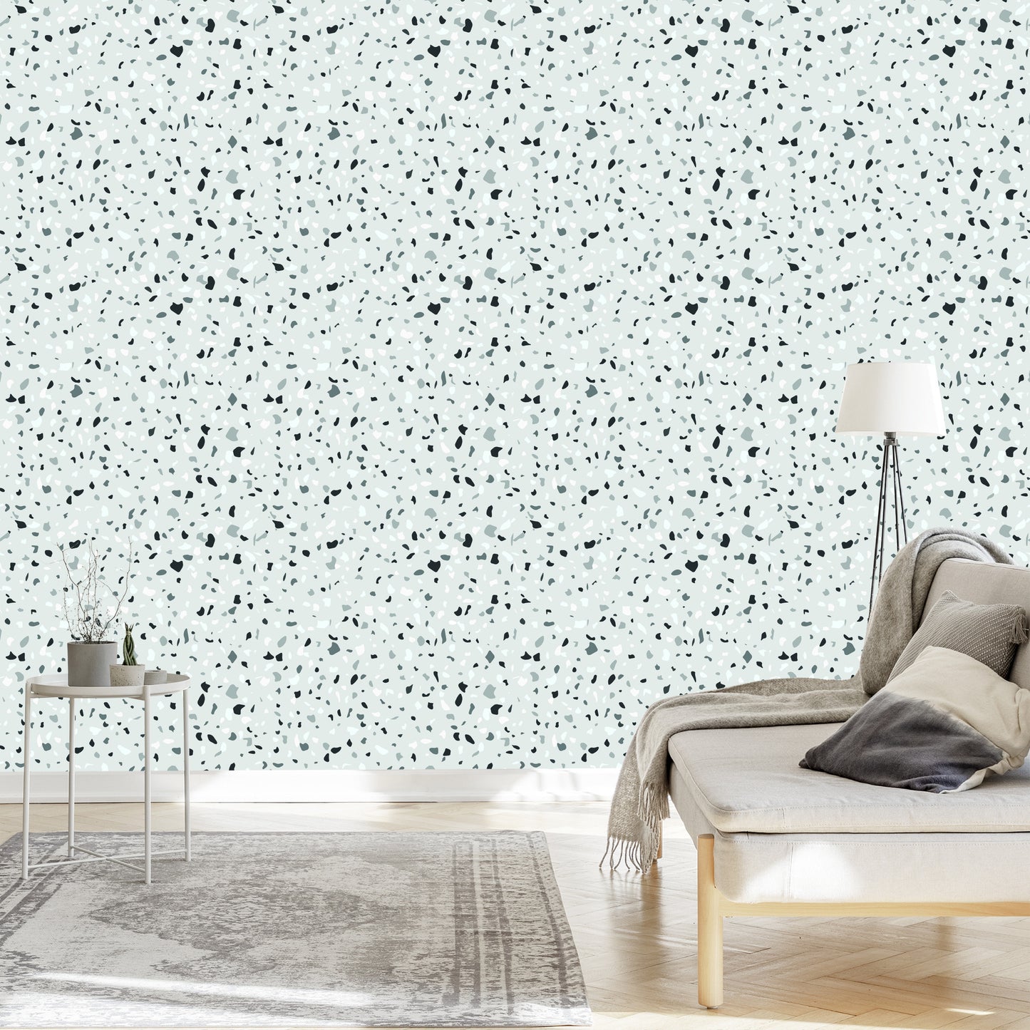 Wallpaper Concrete - Terrazzo