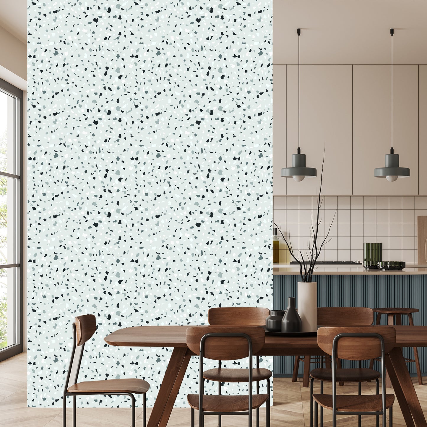 Wallpaper Concrete - Terrazzo