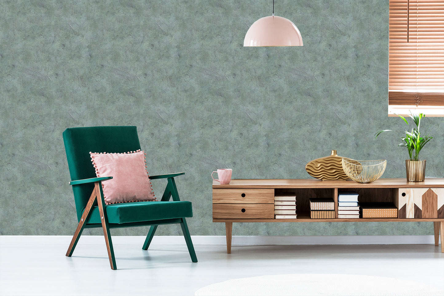 Wallpaper Modern Gray Concrete