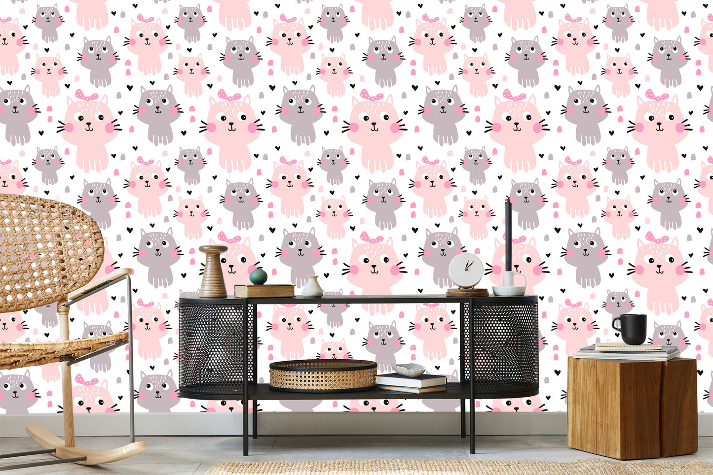 Wallpaper Beautiful Pastel-Colored Cats