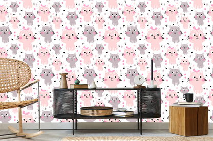 Wallpaper Beautiful Pastel-Colored Cats