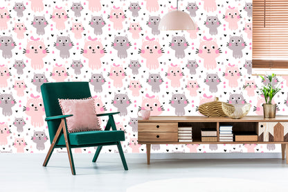 Wallpaper Beautiful Pastel-Colored Cats