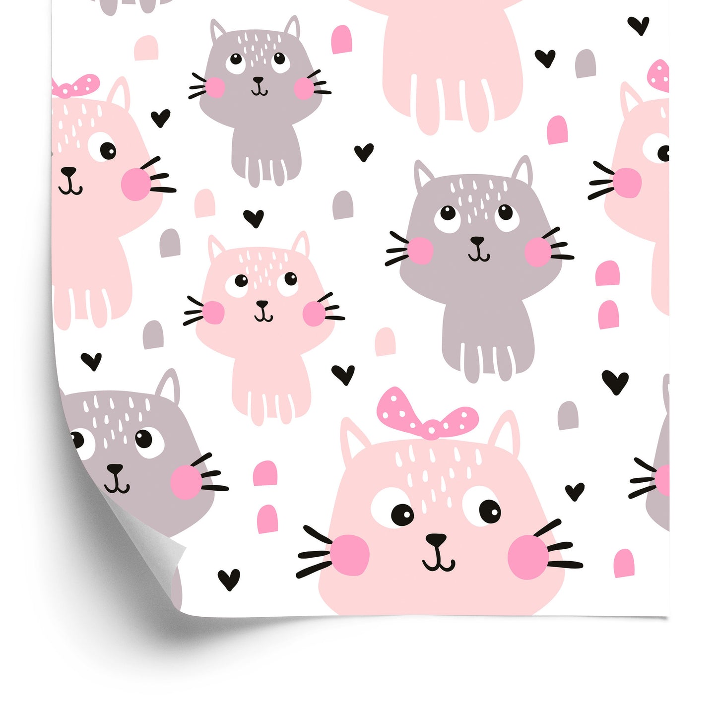 Wallpaper Beautiful Pastel-Colored Cats