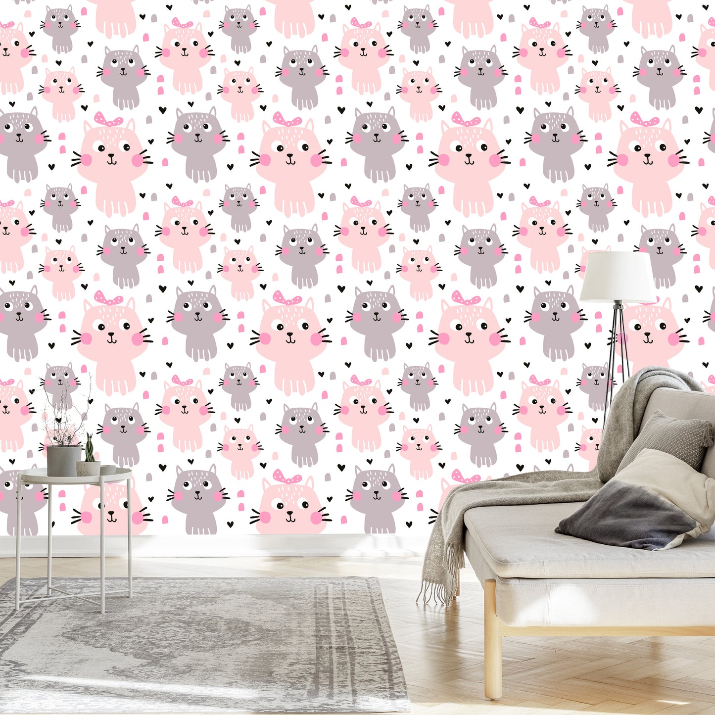 Wallpaper Beautiful Pastel-Colored Cats