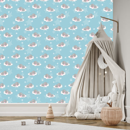 Wallpaper Sleeping Elephants In The Clouds