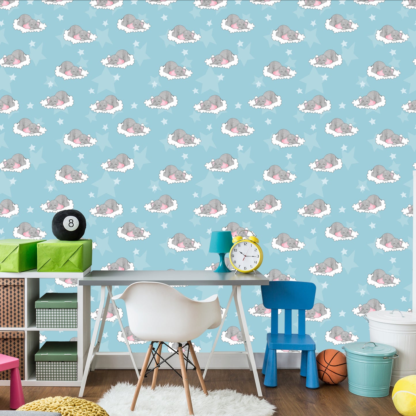 Wallpaper Sleeping Elephants In The Clouds