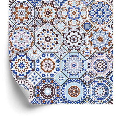 Wallpaper Colorful Mosaic In Arabic Style