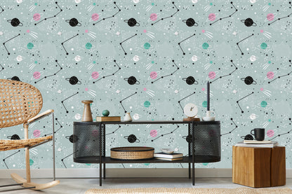 Wallpaper Space In Scandinavian Style