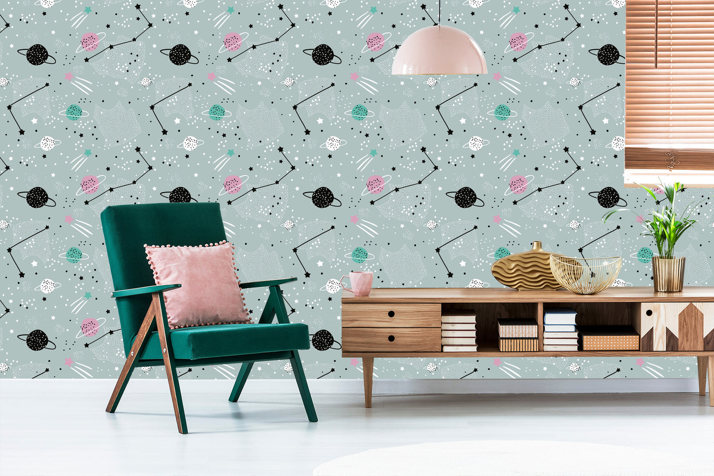 Wallpaper Space In Scandinavian Style