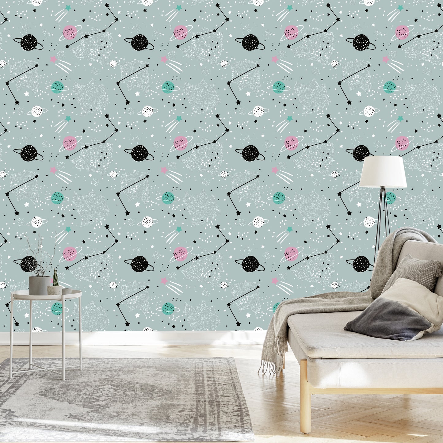 Wallpaper Space In Scandinavian Style