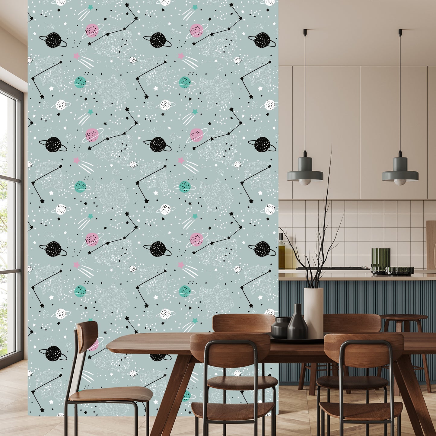 Wallpaper Space In Scandinavian Style