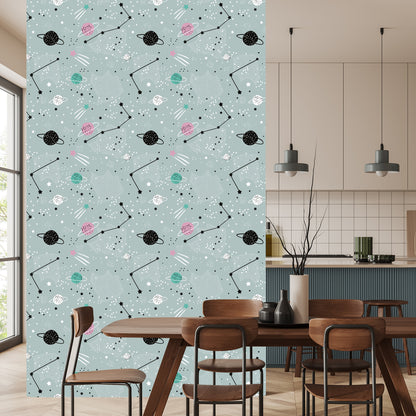 Wallpaper Space In Scandinavian Style