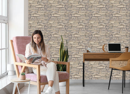 Wallpaper Decorative Slate Stone