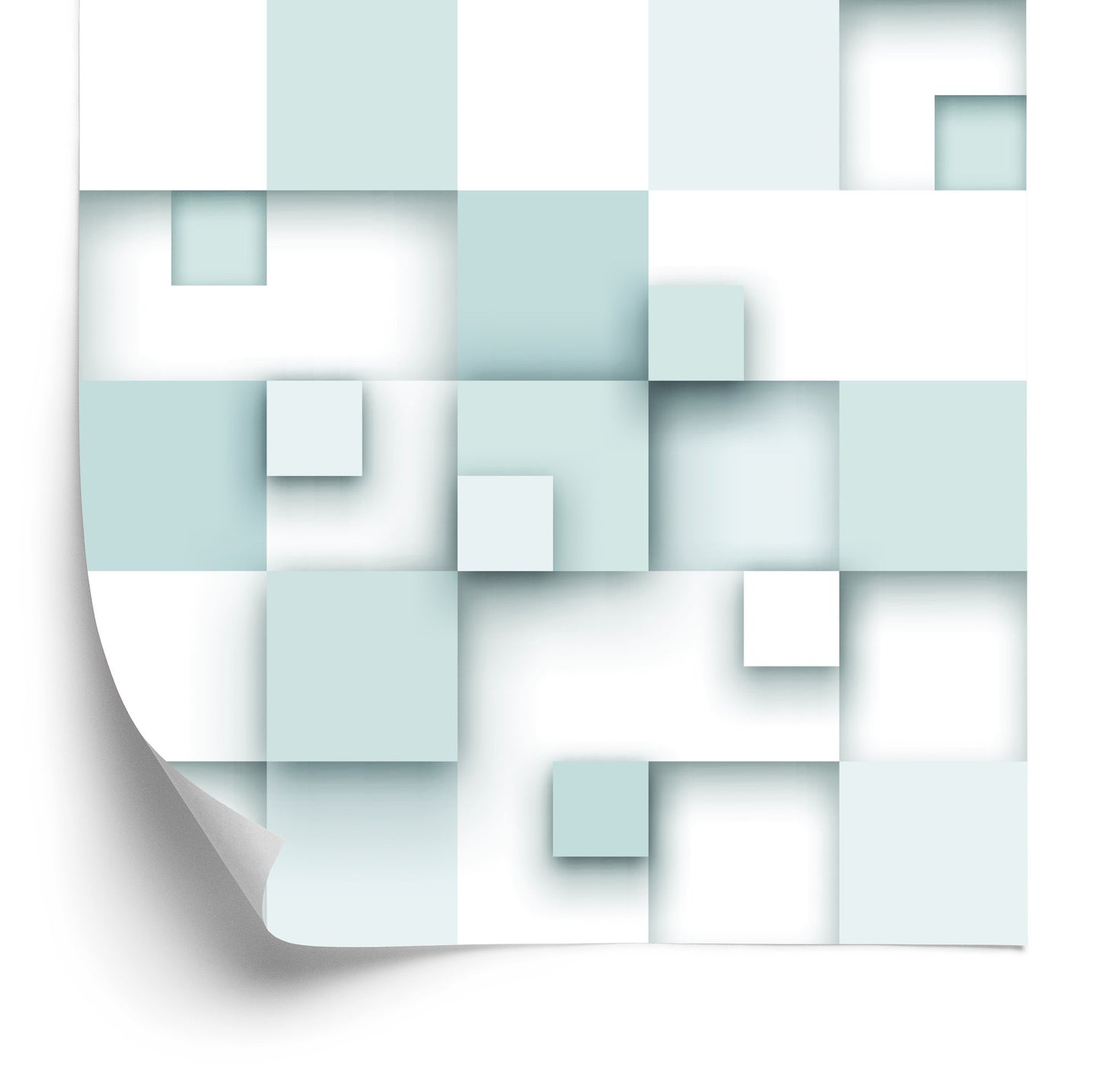Wallpaper Abstraction Squares 3D Effect