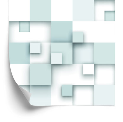 Wallpaper Abstraction Squares 3D Effect