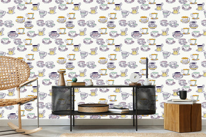 Wallpaper Colorful Cups