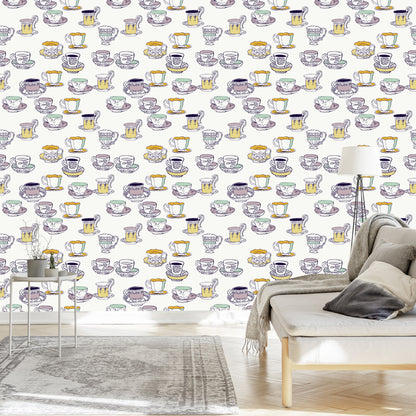 Wallpaper Colorful Cups