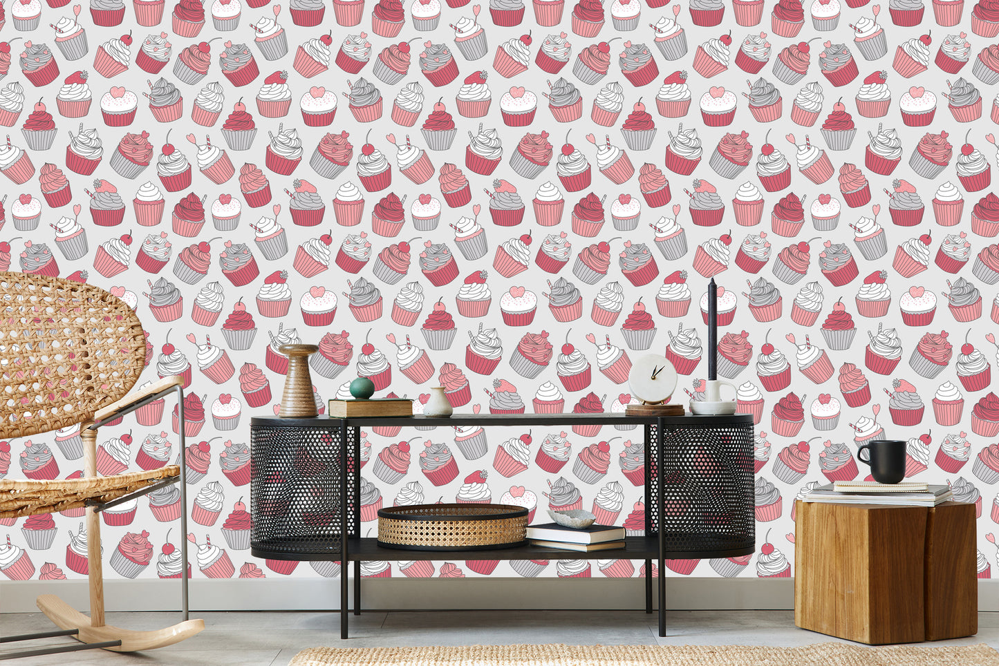 Wallpaper Colorful Cupcakes