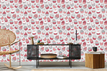 Wallpaper Colorful Cupcakes