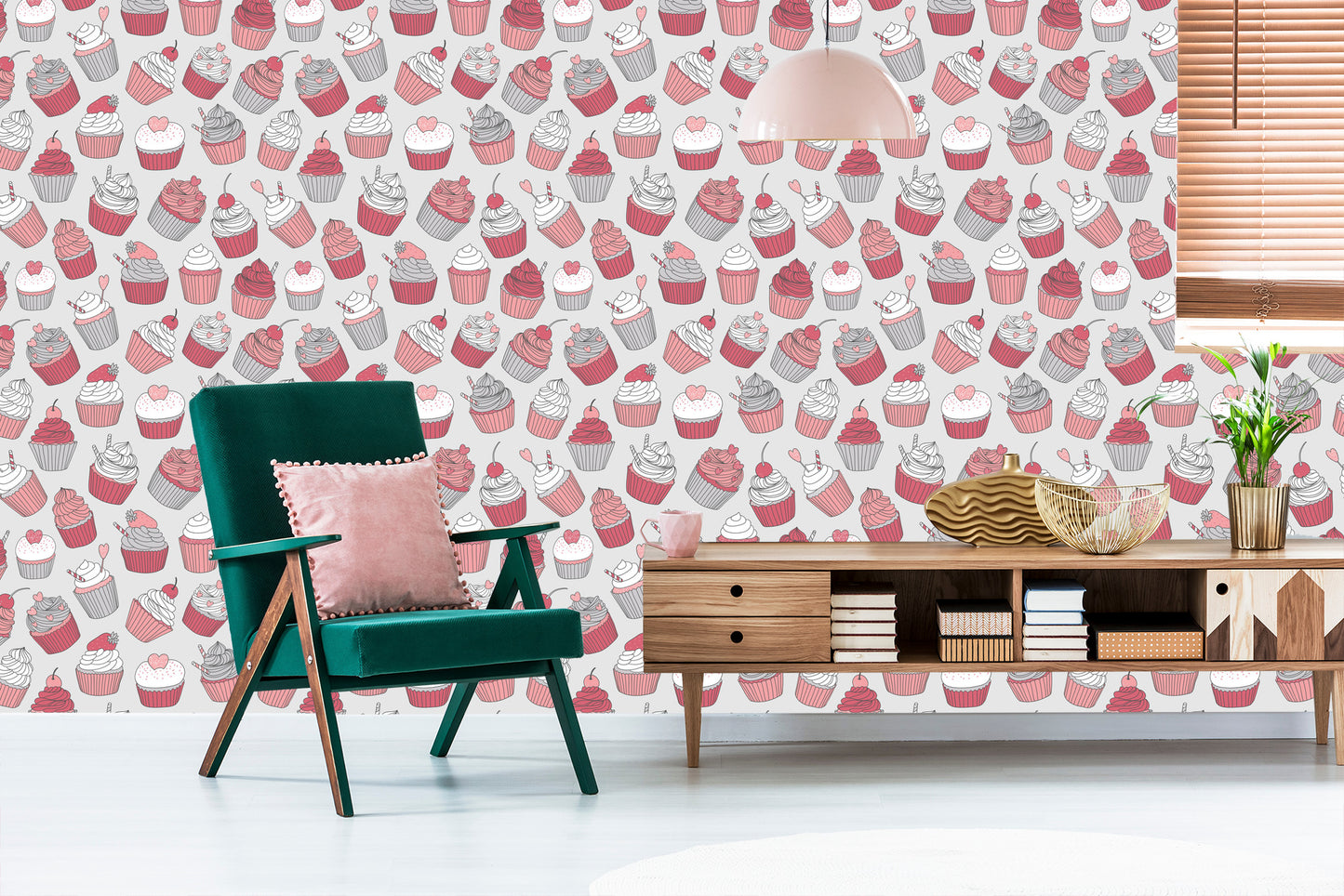 Wallpaper Colorful Cupcakes