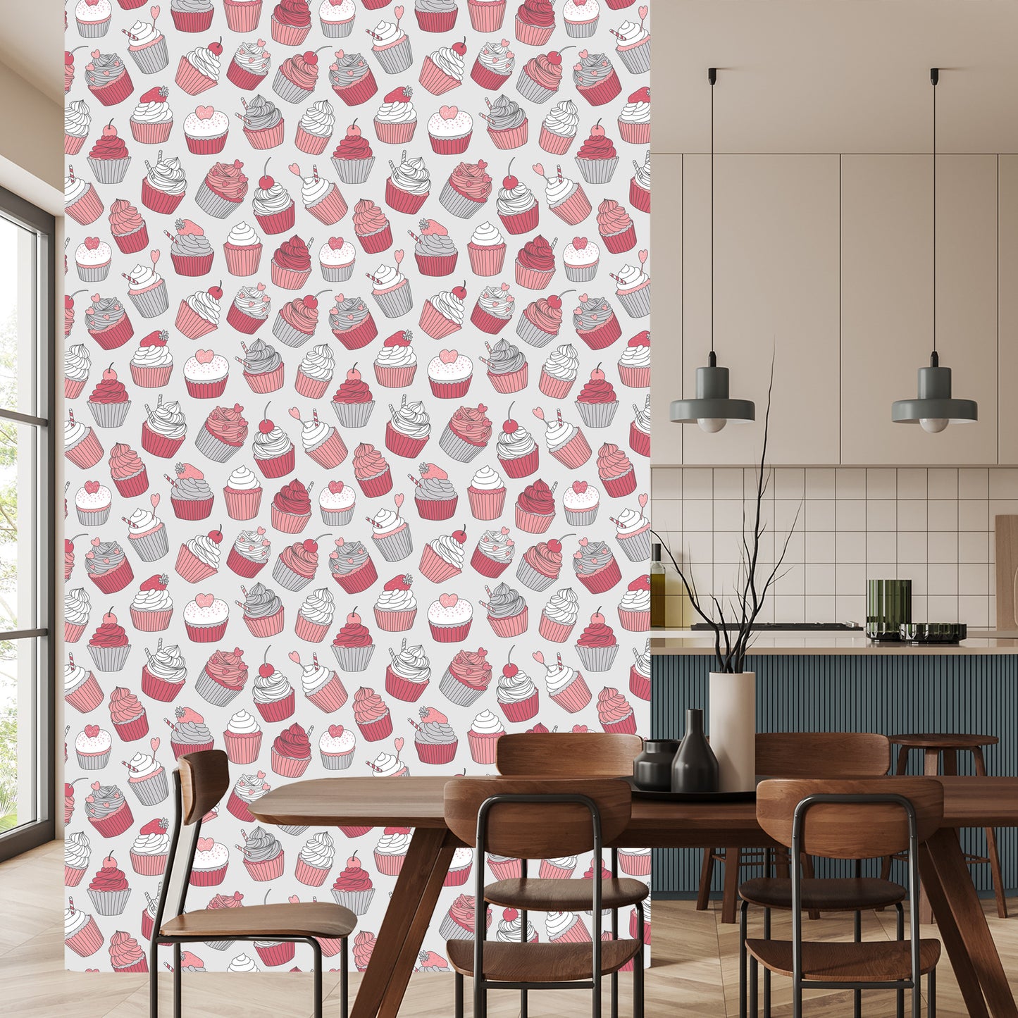 Wallpaper Colorful Cupcakes