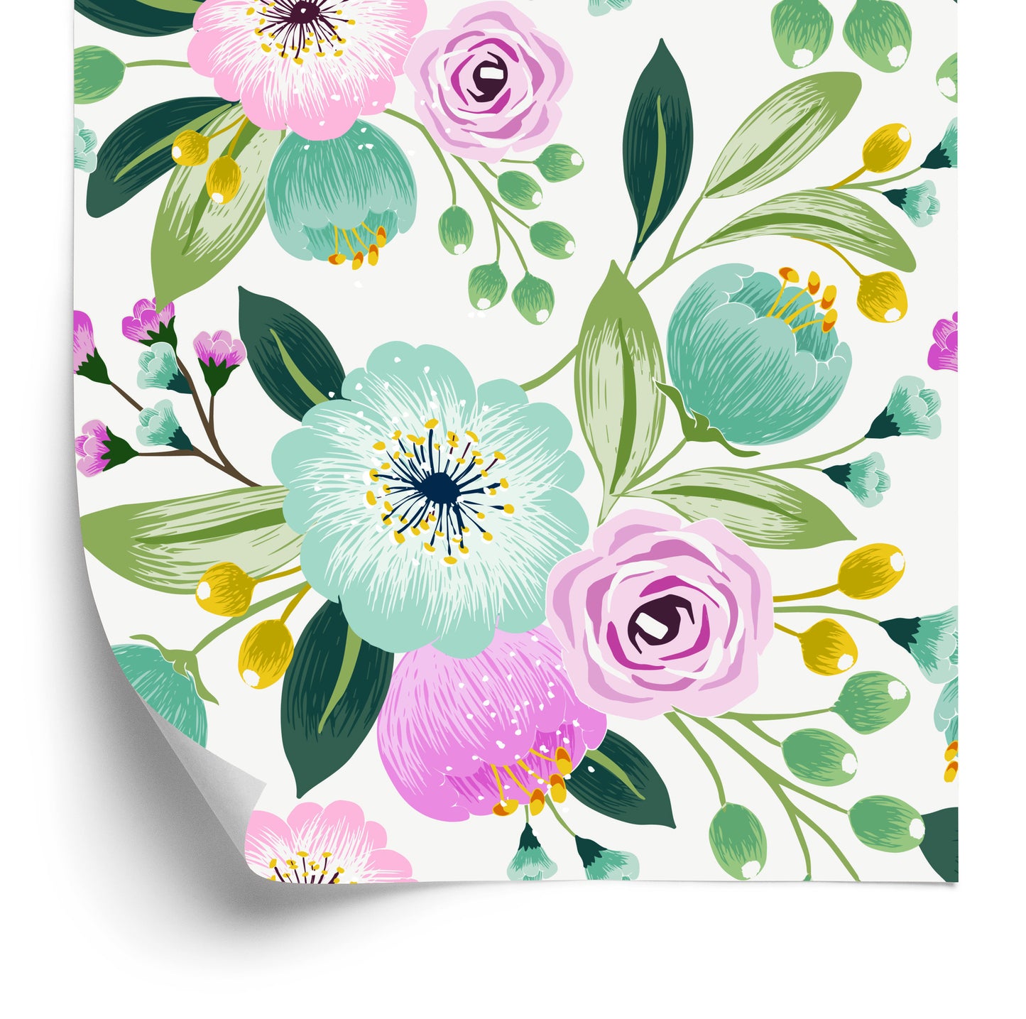 Wallpaper Colorful Spring Flowers