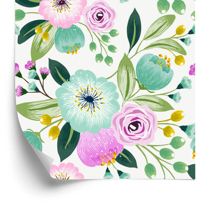 Wallpaper Colorful Spring Flowers
