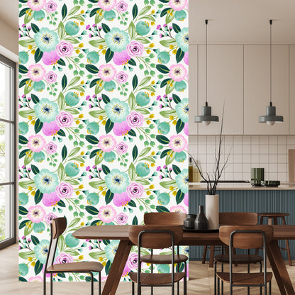 Wallpaper Colorful Spring Flowers