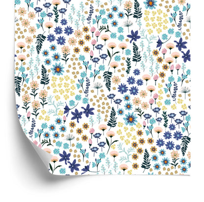 Wallpaper Colorful Wild Flowers